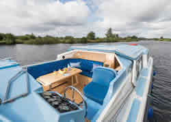 Interior image of boat